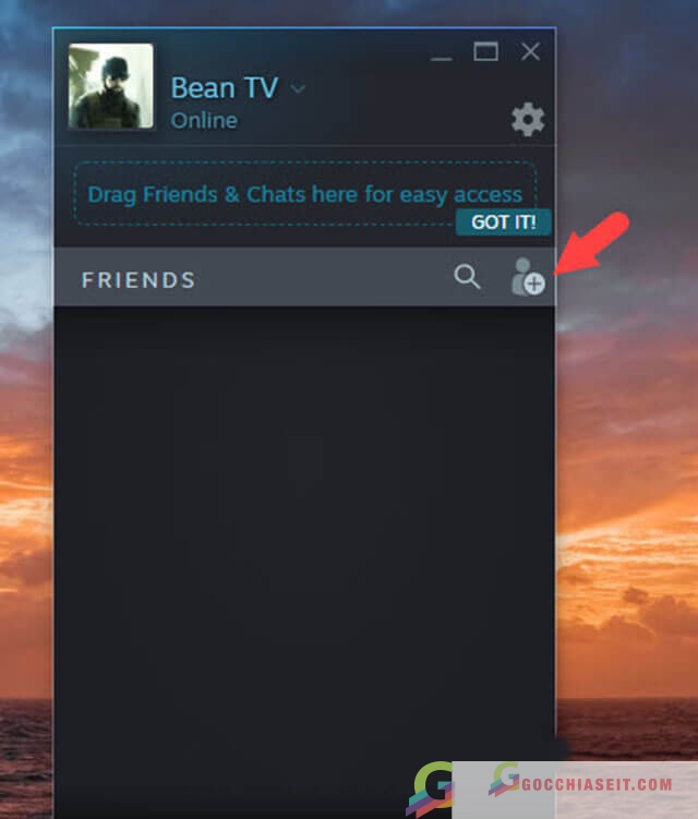 Cách kết bạn trên Steam 