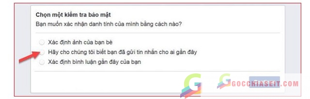 Vượt checkpoint bằng cách xác định tin nhắn bạn đã gửi