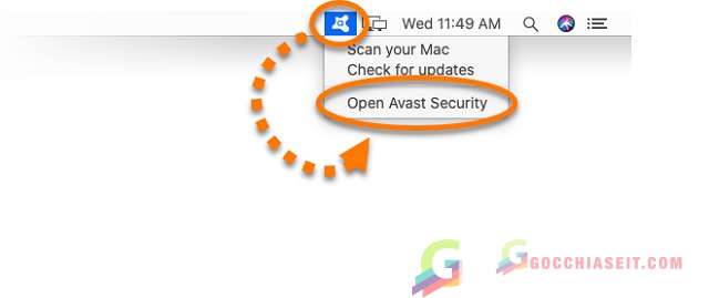 Cách xóa Avast Free Antivirus trên macbook 1