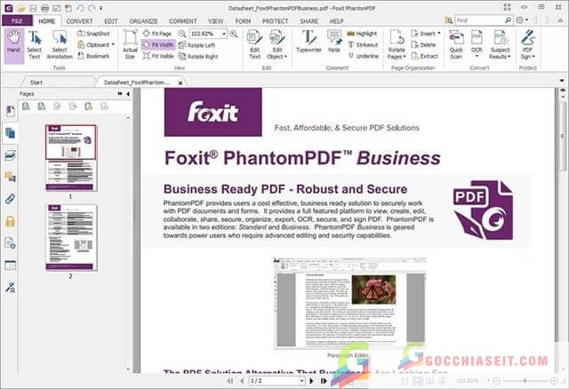 Tính năng của phần mềm Foxit PhantomPDF