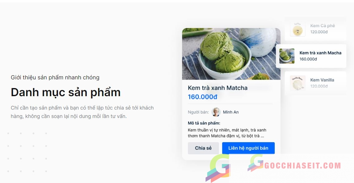  Tạo kho sản phẩm tiện lợi