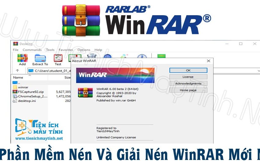  Tải Phần Mềm Nén Và Giải Nén WinRAR 32/64bit miễn phí