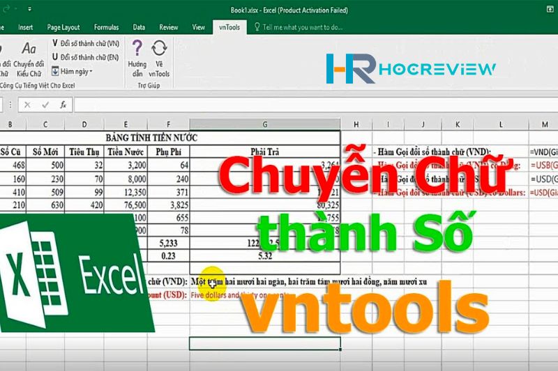  Tải phần mềm đổi số thành chữ VnTools trong Excel