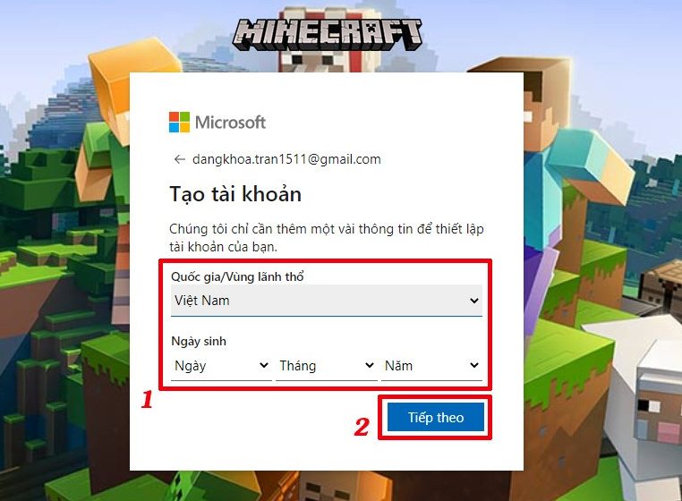  Cách đăng ký tài khoản Minecraft trên máy tính thành công