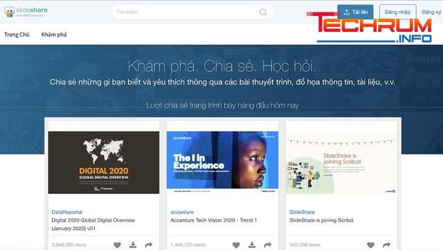 Slideshare.net – Website chia sẻ tài liệu học tập đầy đủ nhất