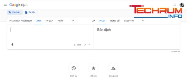 Google dịch là công cụ dịch tiếng Pháp sang tiếng Việt được nhiều người sử dụng