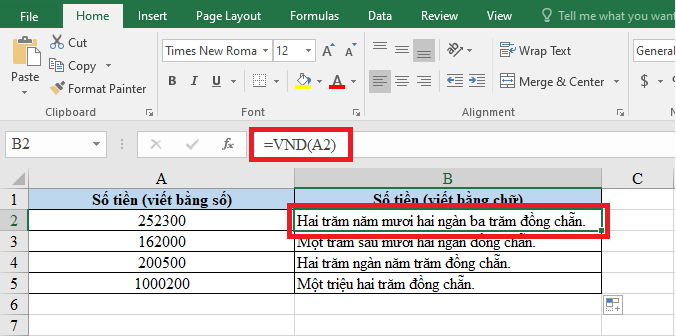  Tổng hợp 4 cách đổi số thành chữ trong Excel cực nhanh